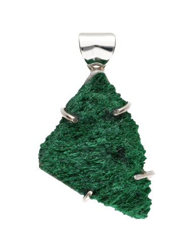 Colgante di Malachite Fibrosa in...