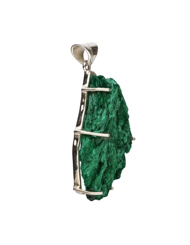 Colgante di Malachite Fibrosa in...
