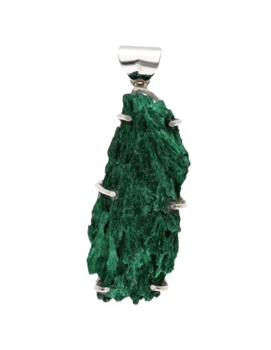 Colgante di Malachite Fibrosa in...
