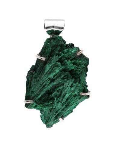 Colgante of Fibrous Malachite in...