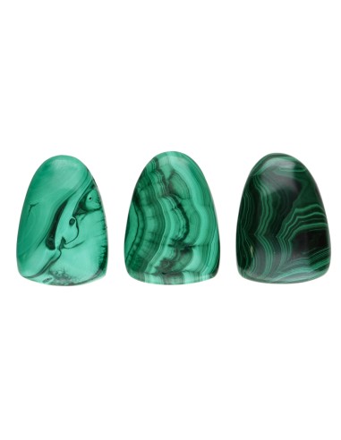 Malachite Pendentif plat percé plaqué...
