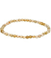 Pulsera Facetada de Citrino Aquecido 4mm