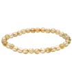 Pulsera sfaccettata di citrino riscaldato 6mm