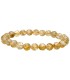 Pulsera Facetada de Citrino Aquecido 8mm