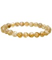 Pulsera Facetada de Citrino Aquecido 8mm