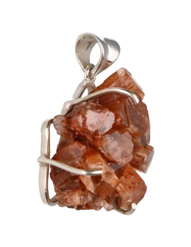 Colgante de Aragonite in Sterling...