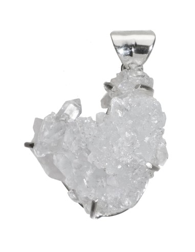 Colgante Druse de Quartz en Argent...