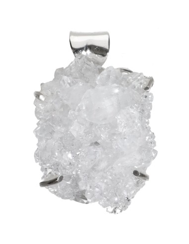 Colgante Quartz Druse Pendant in...