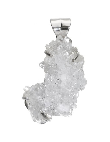 925 Sterling Silver Quartz Druze...