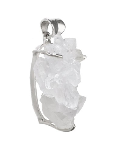 Colgante Druse de Quartz en Argent...