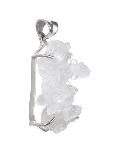 Colgante Druse de Quartz en Argent...