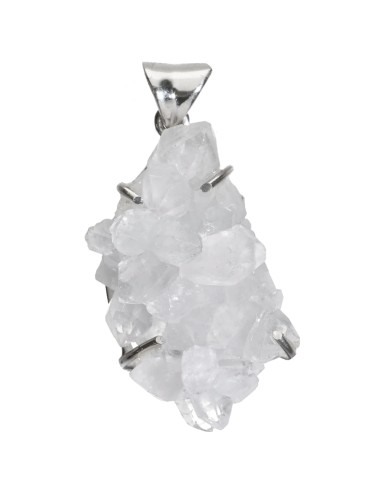 Colgante Druse de Quartz en Argent...