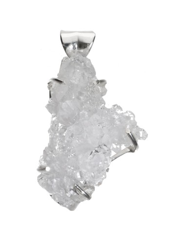 925 Sterling Silver Quartz Druse...