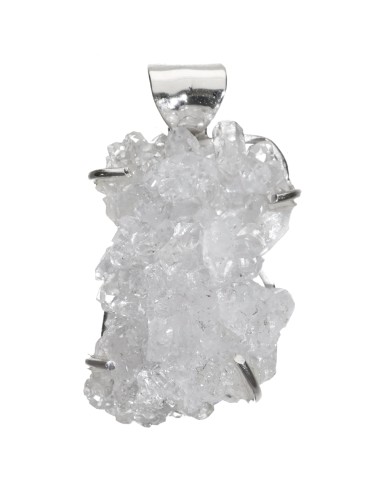 Colgante Druse de Quartz en Argent...