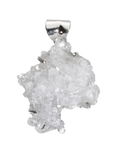 Colgante Druse de Quartz en Argent...