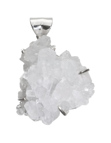 Colgante Druse de Quartz en Argent...