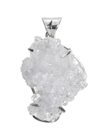 Colgante Druse de Quartz en Argent...