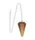 Faceted Yellow Fluorite Pendulum (FAC65)