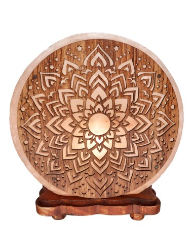 Lampe de sel Mandala