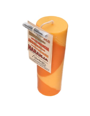 Vela Artesanal de Cor - Laranja