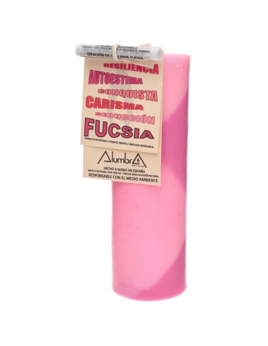 Vela Artesanal de Color - Fucsia