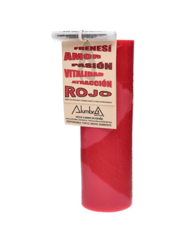 Vela Artigianale di Colore - Rosso