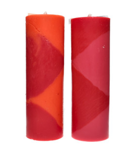 Vela Artisanale de Couleur - Rouge