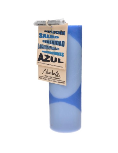 Vela Artigianale di Colore - Blu