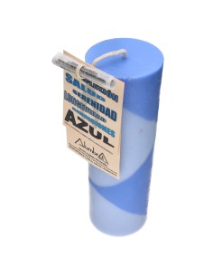 Vela Artesanal de Cor - Azul 2