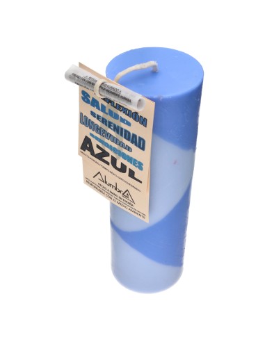 Vela Artesanal de Color - Azul
