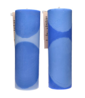 Vela Artisanale de Couleur - Azul