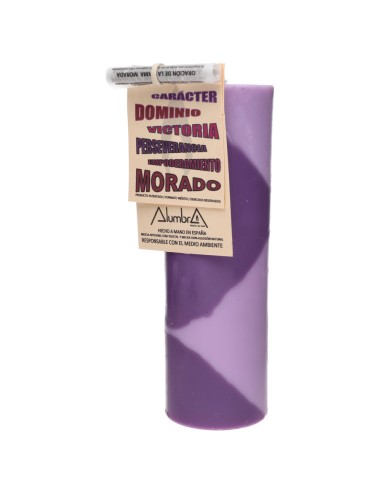 Vela artisanale de Color - Morado