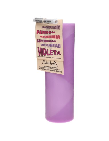 Vela Artisanale de Couleur - Violette