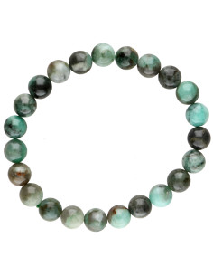 Pulsera de Esmeralda 8mm 2