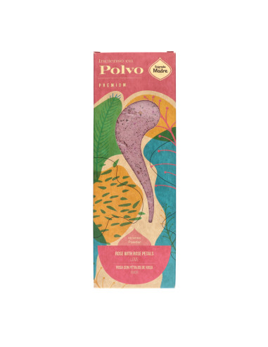 Incienso em Pó Rosa com Pétalas de...