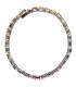 Pulsera de Saphirs Multicolor en Argent Sterling 925