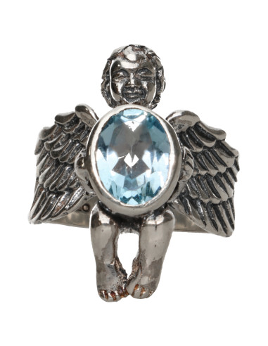 Anillo Ange avec Topacio en Plata de...