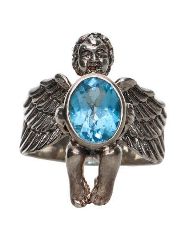 Anillo Ángel with Topacio in Sterling...