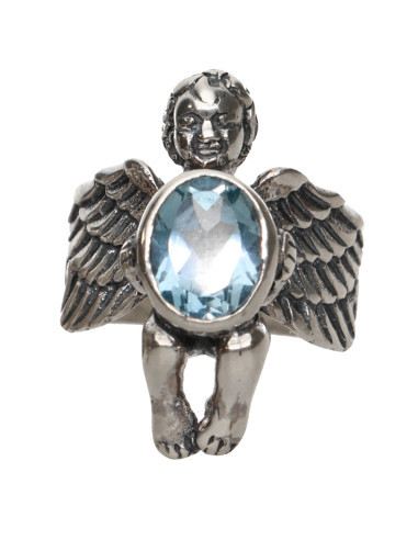 Anello Angelo con Topazio in Argento...