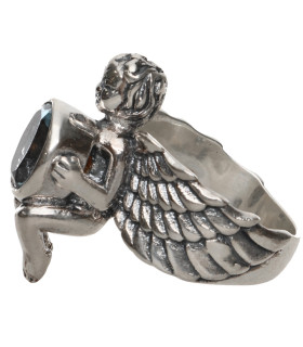 Anillo Ange avec Topacio en Plata de Ley 925 (C)