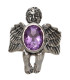 Anillo Ange avec Améthyste en Argent Sterling 925
