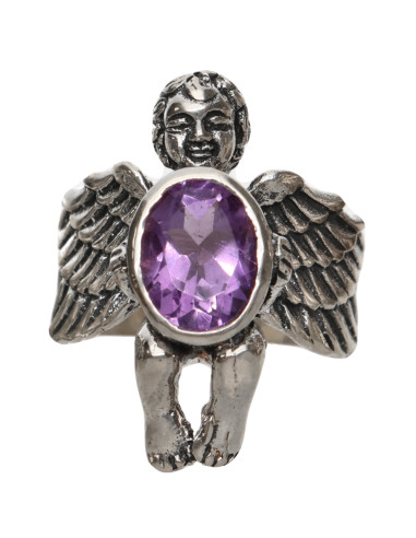 Anillo Ángel with Amethyst in...