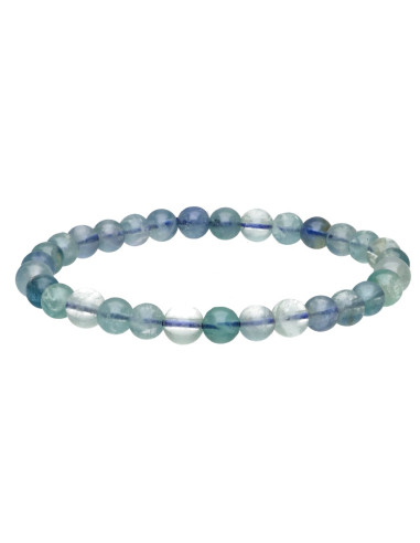 Pulsera de Fluorita Azul 6mm