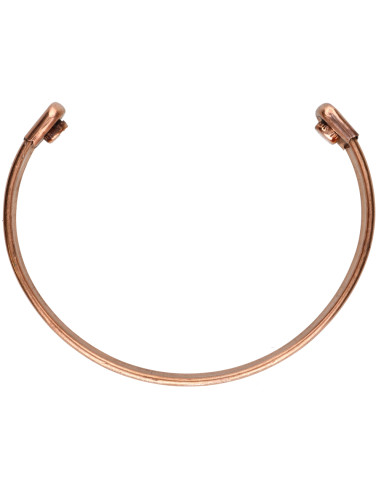 Brazalete en cuivre fleur