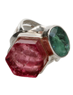 Anillo of Aquamarine with...