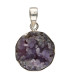 Grape Chalcedony Pendant in 925 Sterling Silver (17X)