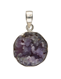 Grape Chalcedony Pendant in...
