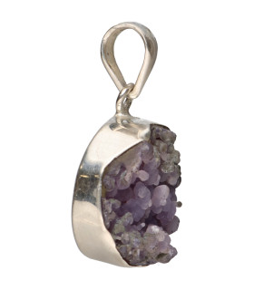 Colgante di Calcedonia Uva in Argento Sterling 925 (17X)