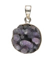Colgante de Grape Chalcedony in 925 Sterling Silver (21X)