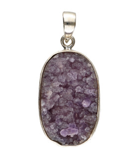 Colgante de Calcedonia Uva en Argent Sterling 925 (24X)
